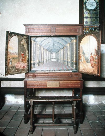 English Chamber Organ, 1630 by English School